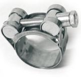 Gelenkbolzenschelle 131-139 mm, Edelstahl rostfrei W4/V2A, 1 STK