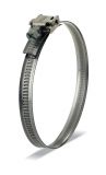 Spannschelle mit klappbarem Gehuse 60-215mm / 9 mm breit / V2A