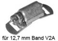 Endlosschellen-Köpfe in Edelstahl (W4) für 12,7 mm Band / 50 STK